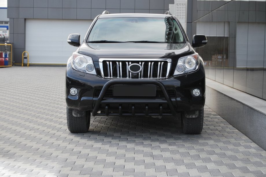 Toyota Land Cruiser Prado 150 2009–2023 Bullbar WT003 Black (nerūsējošais tērauds) Foto 6
