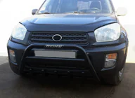 Toyota Rav 4 2001–2005 Bullbar WT003 Black (nerūsējošais tērauds) foto 3
