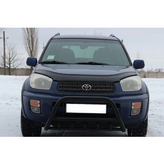 Bullbar WT003 Black (nerūsējošais tērauds) Toyota Rav 4 2001–2005 foto 4