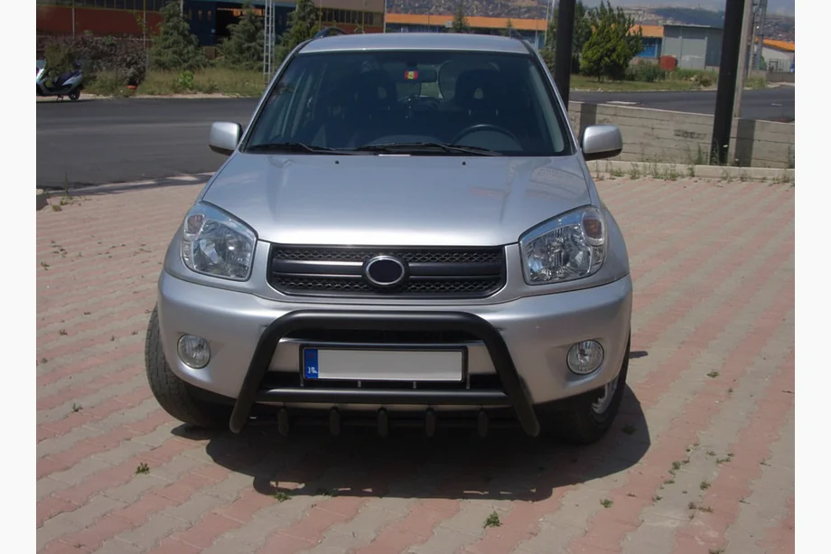 Toyota Rav 4 2001–2005 Bullbar WT003 Black (nerūsējošais tērauds) Image