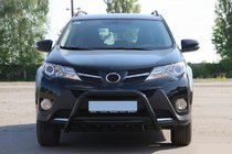 Toyota Rav 4 2013–2018 Bullbar WT003 Black (nerūsējošais tērauds) foto 6