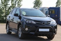 Toyota Rav 4 2013–2018 Bullbar WT003 Black (nerūsējošais tērauds) foto 5