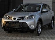 Toyota Rav 4 2013–2018 Bullbar WT003 Black (nerūsējošais tērauds) foto 4