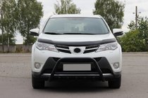 Toyota Rav 4 2013–2018 Bullbar WT003 Black (nerūsējošais tērauds) foto 1