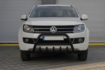 Volkswagen Amarok 2010–2022 Bullbar WT003 Black (nerūsējošais tērauds) foto 7