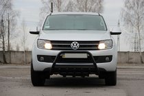 Volkswagen Amarok 2010–2022 Bullbar WT003 Black (nerūsējošais tērauds) foto 1