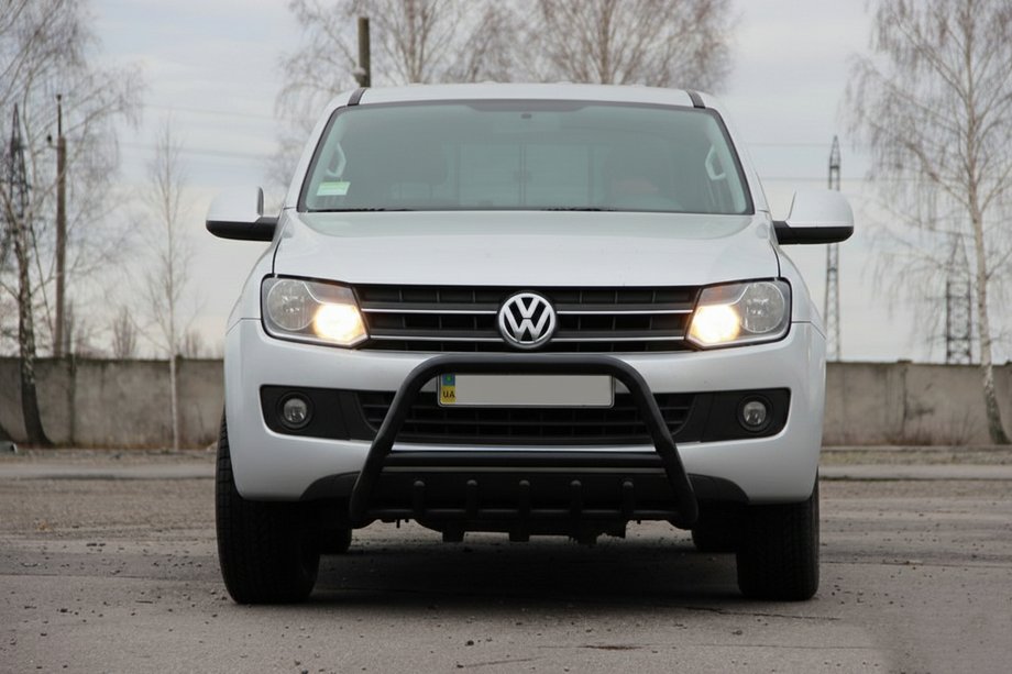 Volkswagen Amarok 2010–2022 Bullbar WT003 Black (nerūsējošais tērauds) Image
