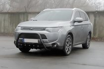 Mitsubishi Outlander 2012–2021 Kengurubārs WT004 Black (nerūsējošais tērauds) foto 3