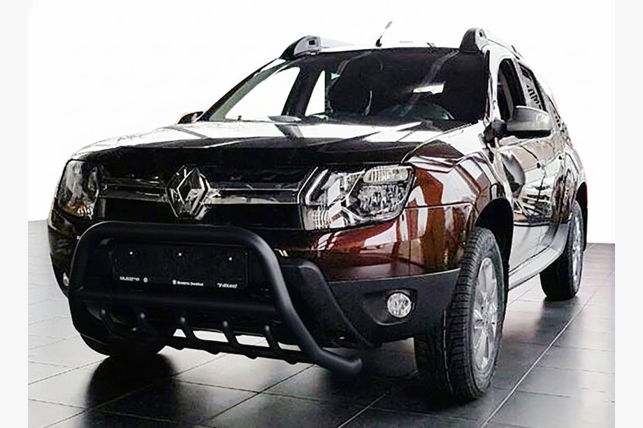 Renault Duster 2008–2017 Kengurustienis bez logo WT003 Black (nerūsējošais tērauds) Image
