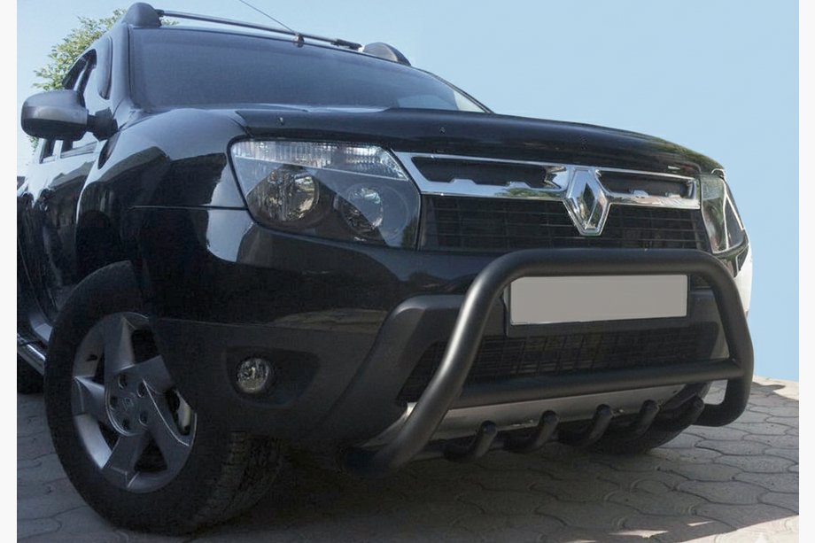 Dacia Duster 2008–2018 Kengurustienis bez logo WT003 Black (nerūsējošais tērauds) Foto 3