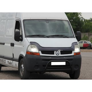 Priekšējais aizsargstienis WT003 Black (nerūsējošais tērauds) Nissan Interstar 2002–2010 foto 4