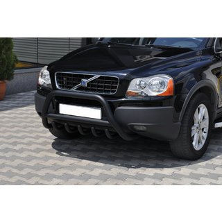 Bullbārs WT003 Black (nerūsējošais tērauds) Volvo XC90 2002–2014 foto 1