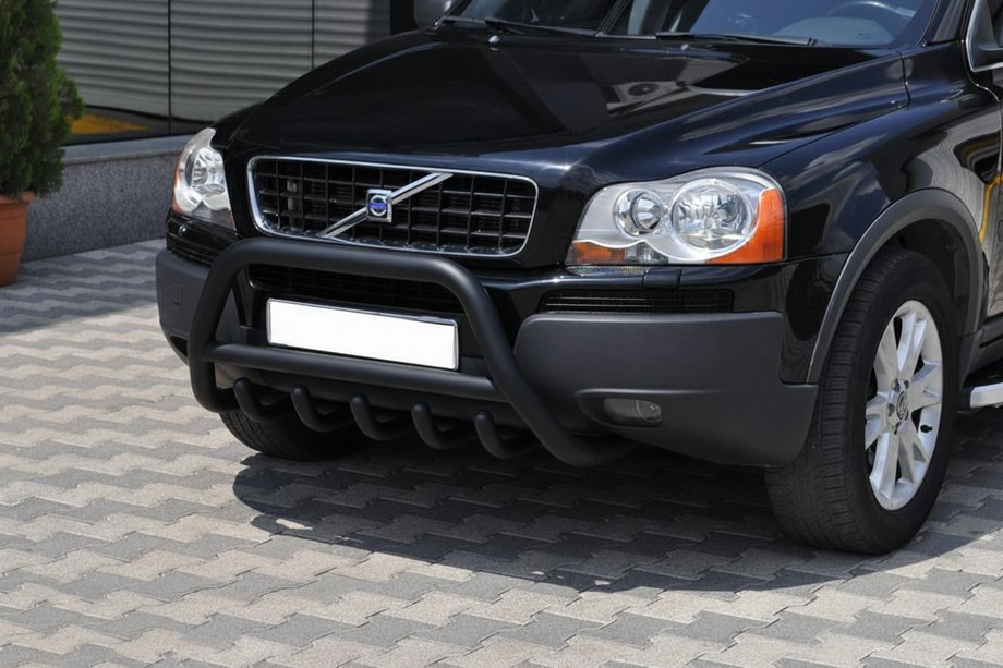 Volvo XC90 2002–2014 Bullbārs WT003 Black (nerūsējošais tērauds) Image