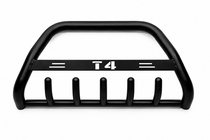 Volkswagen T4 Caravelle/Multivan 1990–2003 Kengurina stienis WT004 Black (nerūsējošais tērauds) foto 4