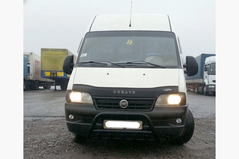 Fiat Ducato 1995–2006 Bullbārs WT003 Black (nerūsējošais tērauds) Image
