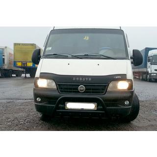 Bullbārs WT003 Black (nerūsējošais tērauds) Peugeot Boxer 1994–2006 foto 2