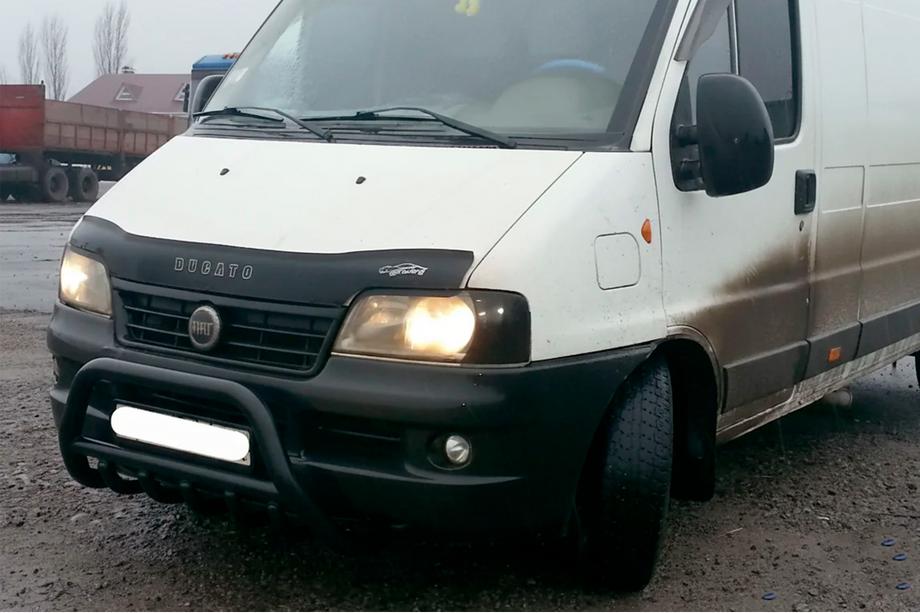 Peugeot Boxer 1994–2006 Bullbārs WT003 Black (nerūsējošais tērauds) Foto 3