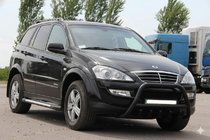 SsangYong Action 2005–2018 Bullbar WT003 Black (nerūsējošais tērauds) foto 1
