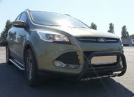 Ford Kuga/Escape 2013–2019 Kengurubārs WT004 Black (nerūsējošais tērauds) foto 1