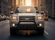 Ford Ranger 2007–2011 Bullbar WT003 Black (nerūsējošais tērauds) foto 3