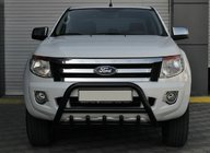 Ford Ranger 2011–2022 Priekšējais aizsargstienis WT003 Black (nerūsējošais tērauds) foto 1