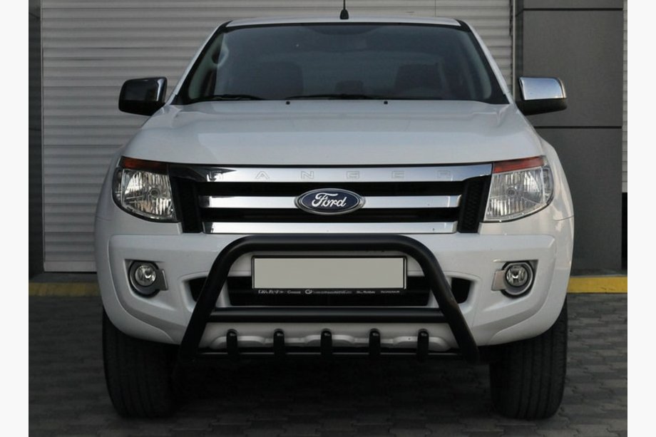 Ford Ranger 2011–2022 Priekšējais aizsargstienis WT003 Black (nerūsējošais tērauds) Image
