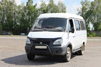 GAZ Gazelle, Sobol 1998– Bullbārs WT003 Black (nerūsējošais tērauds) foto 6
