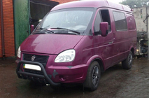 GAZ Gazelle, Sobol 1998– Bullbārs WT003 Black (nerūsējošais tērauds) foto 4