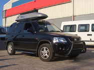 Honda CRV 2001–2006 Bullbārs WT003 Black (nerūsējošais tērauds) foto 3