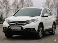 Honda CRV 2012–2016 Priekšējais aizsargstienis WT003 Black (nerūsējošais tērauds) foto 5