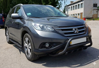 Honda CRV 2012–2016 Priekšējais aizsargstienis WT003 Black (nerūsējošais tērauds) foto 3