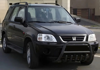 Honda CRV 1996–2001 Kengurubārs WT003 Black (nerūsējošais tērauds) foto 1