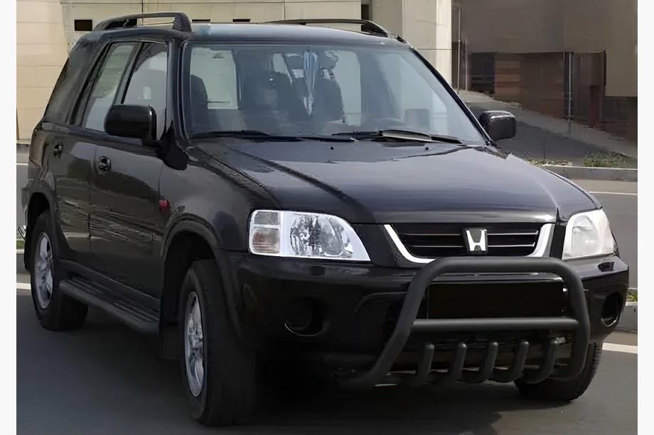 Honda CRV 1996–2001 Kengurubārs WT003 Black (nerūsējošais tērauds) Image