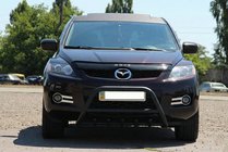 Mazda CX-7 2006–2012 Priekšējais aizsargstienis WT003 Black (nerūsējošais tērauds) foto 3