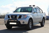 Nissan Pathfinder R51 2005–2014 Bullbar WT003 Black (nerūsējošais tērauds) foto 4