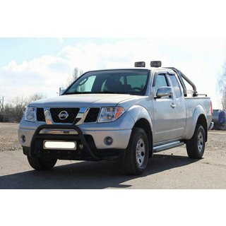 Bullbar WT003 Black (nerūsējošais tērauds) Nissan Pathfinder R51 2005–2014 foto 4