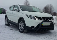 Nissan Qashqai 2014–2021 Bullbar WT003 Black (nerūsējošais tērauds) foto 1