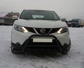 Nissan Qashqai 2014–2021 Bullbar WT003 Black (nerūsējošais tērauds) foto 3
