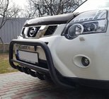 Nissan X-trail T31 2007–2014 Priekšējais aizsargstienis WT003 Black (nerūsējošais tērauds) foto 9