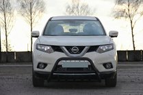 Nissan X-trail T32/Rogue 2014–2021 Bullbar WT003 Black (nerūsējošais tērauds) foto 4