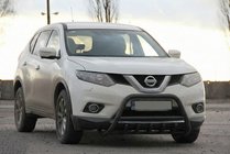 Nissan X-trail T32/Rogue 2014–2021 Bullbar WT003 Black (nerūsējošais tērauds) foto 1