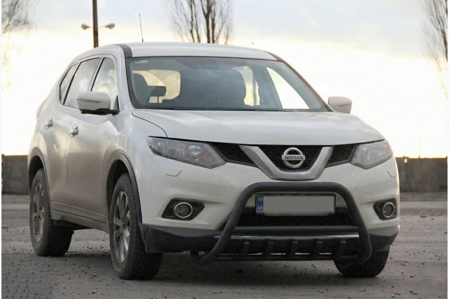 Nissan X-trail T32/Rogue 2014–2021 Bullbar WT003 Black (nerūsējošais tērauds) Image