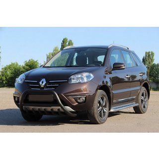 Bullbārs WT003 Black (nerūsējošais tērauds) Renault Koleos 2008–2016 foto 1