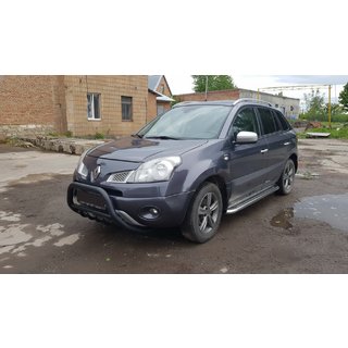 Bullbārs WT003 Black (nerūsējošais tērauds) Renault Koleos 2008–2016 foto 2