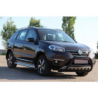 Bullbārs WT003 Black (nerūsējošais tērauds) Renault Koleos 2008–2016 foto 4