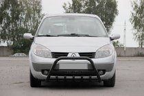 Renault Scenic/Grand 2003–2009 Kengurubārs WT004 Black (nerūsējošais tērauds) foto 1