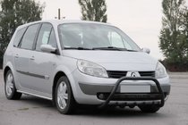 Renault Scenic/Grand 2003–2009 Kengurubārs WT004 Black (nerūsējošais tērauds) foto 2