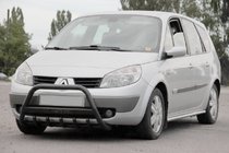 Renault Scenic/Grand 2003–2009 Kengurubārs WT004 Black (nerūsējošais tērauds) foto 3