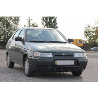Priekšējais aizsargstienis (bullbar) WT003 Black 60 mm (nerūsējošais tērauds) foto 2