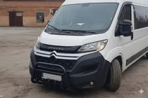 Fiat Ducato 2006–2025 Priekšējais aizsargstienis WT003 Black (nerūsējošais tērauds) foto 5